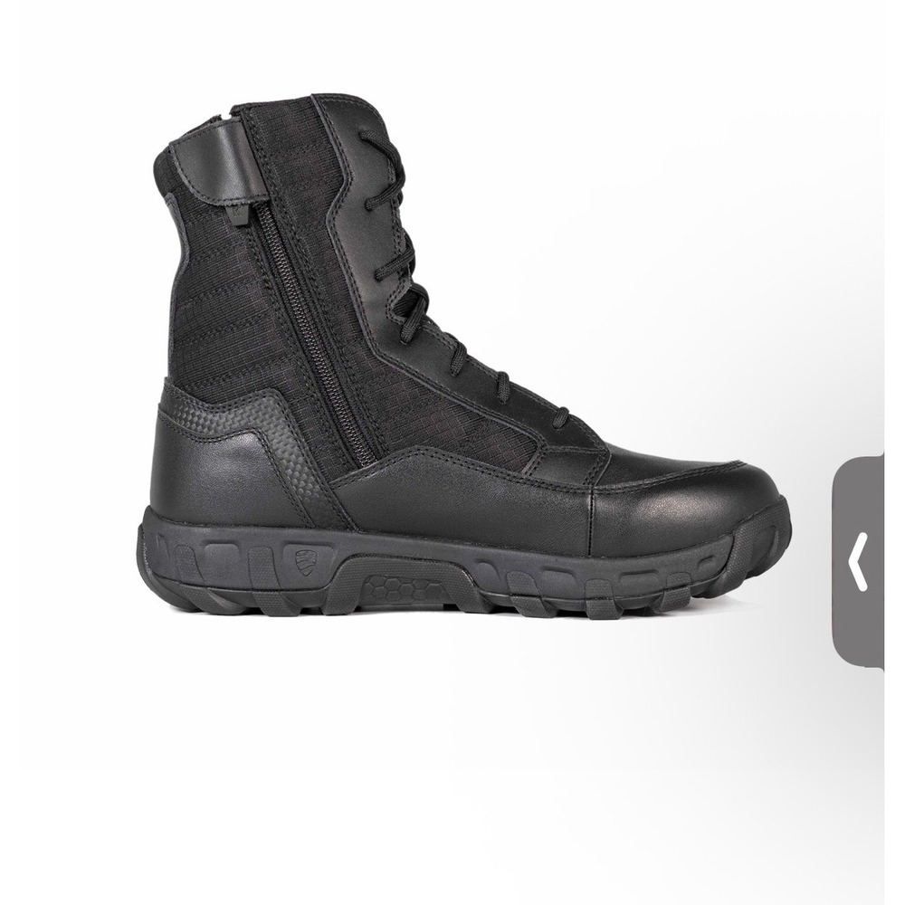 NIB Blauer Rift 8 Waterproof Tactical Duty Boots Mens 10.5 Black Leather FW038WP
